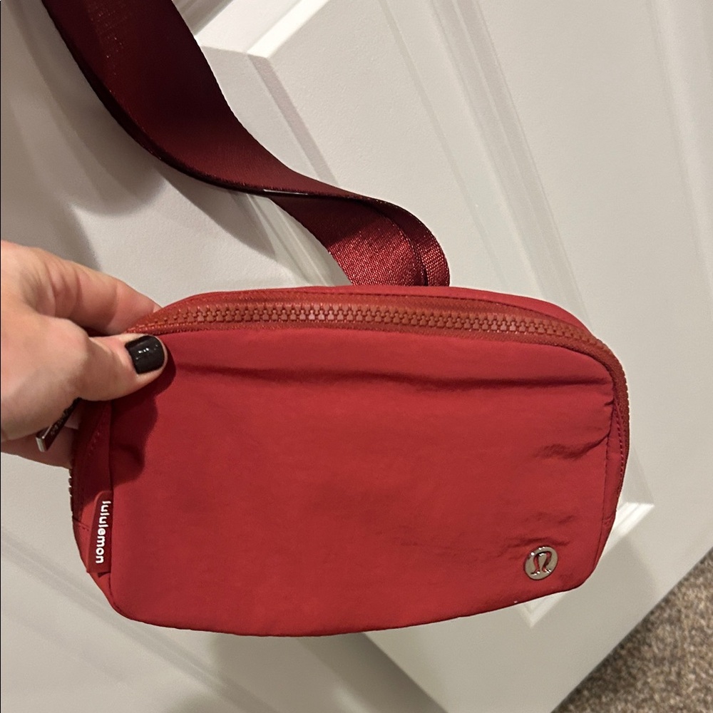 Lululemon Athletica Red Belt Bag NWT